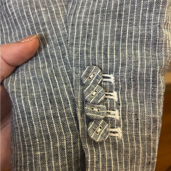 🎬🎬🎬EUC Everlane The Linen Oversized Blazer Size 12 🎬🎬🎬 - Picture 7 of 13